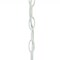 Homeroots 17.5 x 6.25 x 6.25 in. Chateau 1-Light Textured White Hanging Light 398000 - alternate 1